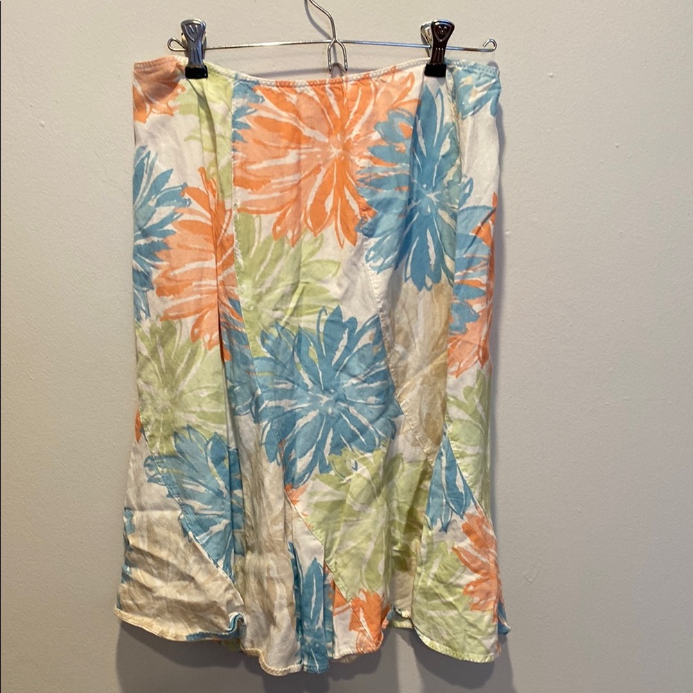 Floral Multicolor Women's Skirt size 8 petite